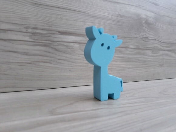 Girafa de mesa em MDF - Decoração Infantil - 8 cm