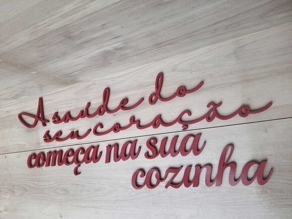 Frase Parede Personalizada - Decor Cozinha