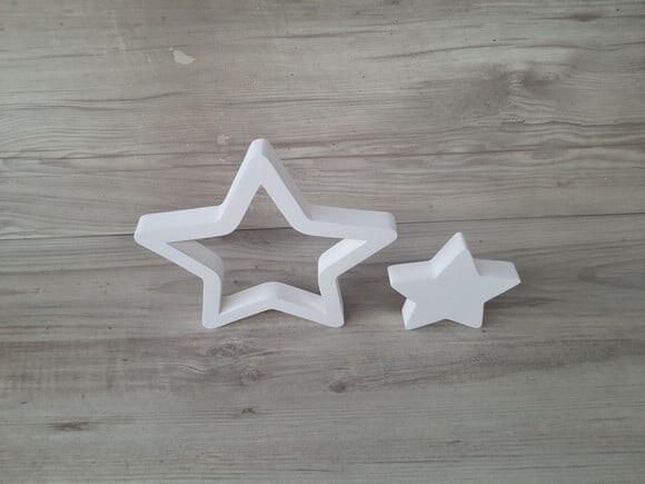 Kit Estrelas de Mesa - 15 e 8 cm