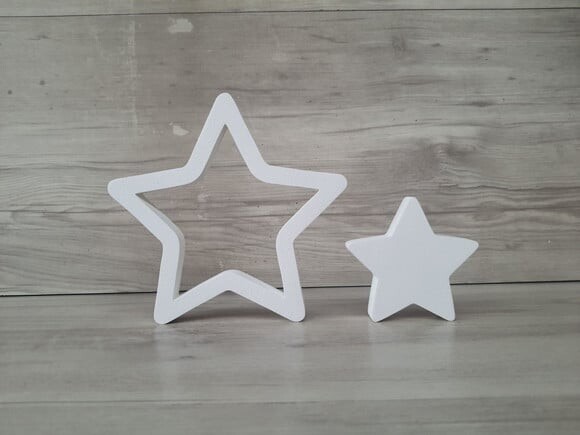 Kit Estrelas de Mesa - 15 e 8 cm