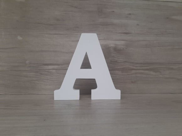 Letra em mdf - Modelo Bk - 15 cm