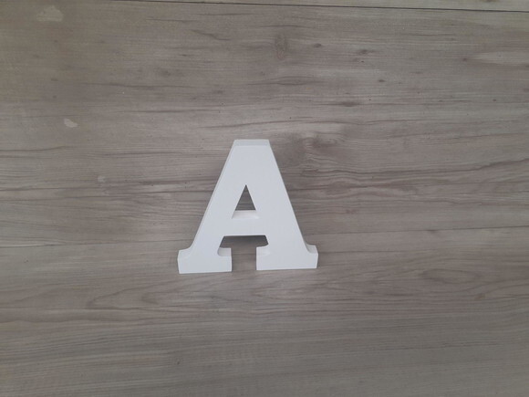 Letra em mdf - Modelo Bk - 15 cm