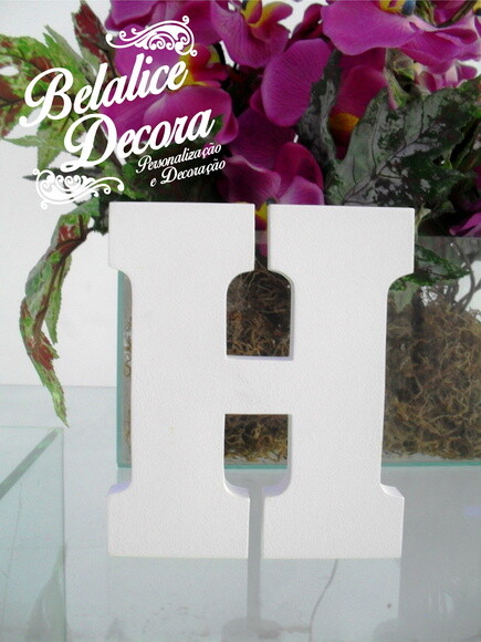 Letra em mdf - Modelo Bk - 15 cm