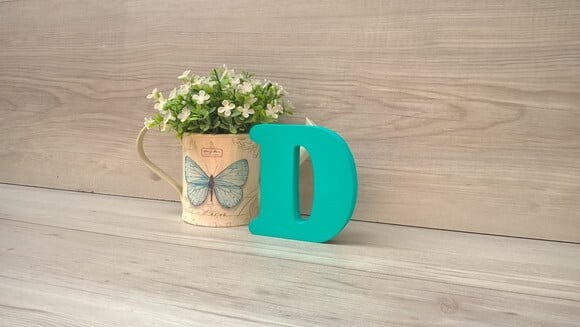 Letra Em Mdf - Modelo Cb - 10 Cm