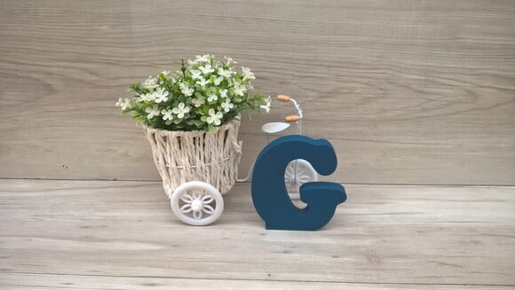 Letra Em Mdf - Modelo Cb - 10 Cm