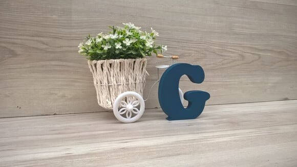 Letra Em Mdf - Modelo Cb - 10 Cm