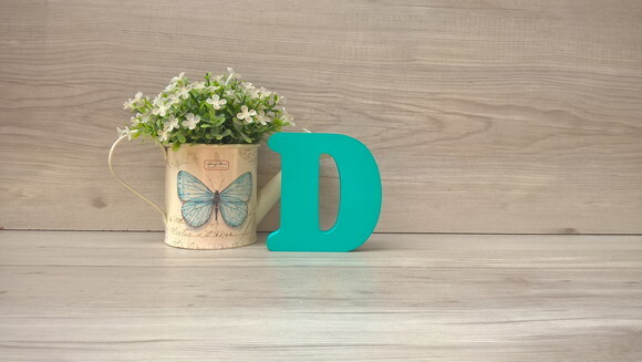 Letra Em Mdf - Modelo Cb - 10 Cm