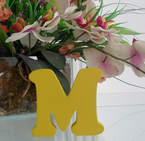 Letra Em Mdf - Modelo Cb - 15 Cm