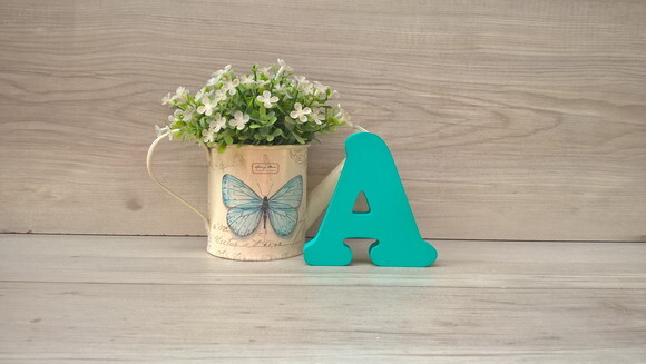Letra Em Mdf - Modelo Cb - 10 Cm