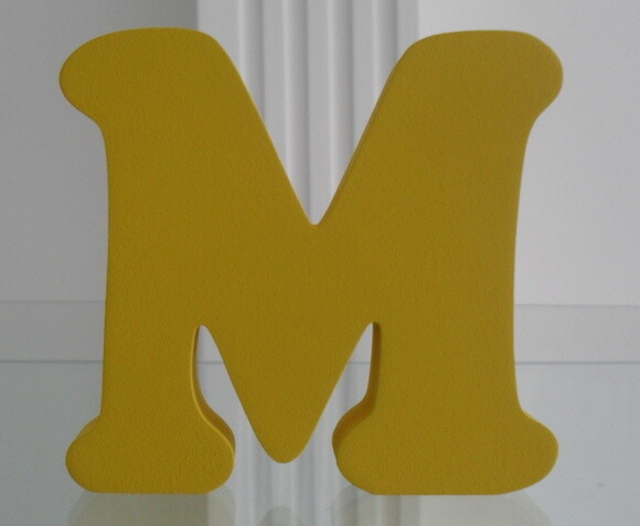 Letra Em Mdf - Modelo Cb - 15 Cm