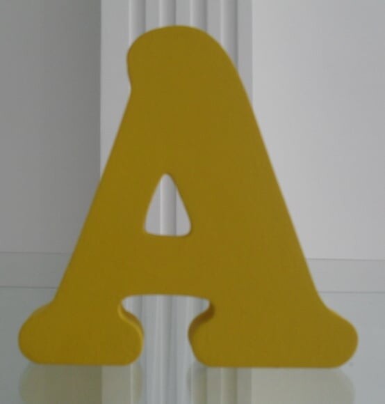 Letra Em Mdf - Modelo Cb - 10 Cm
