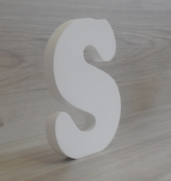 Letra Em Mdf - Modelo Cb - 12 Cm