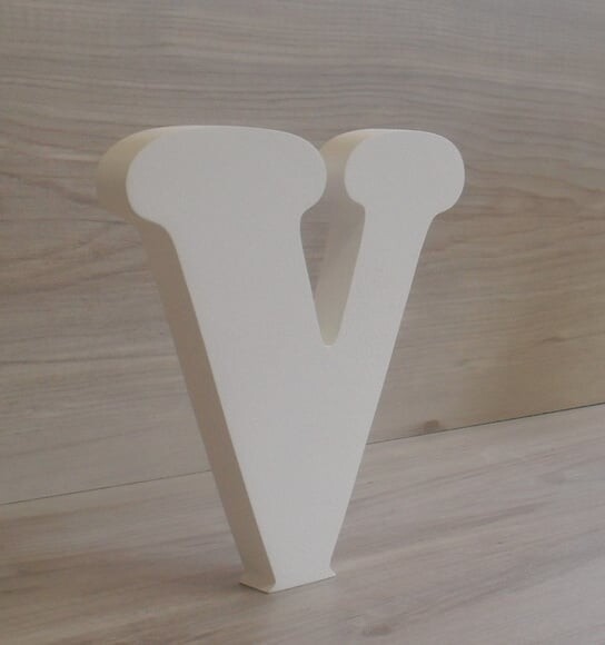 Letra em mdf - Modelo Cb - 20 cm