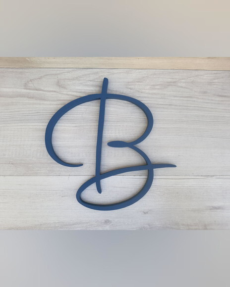Letra Inicial de Parede - Personalizado em mdf - Linha Aut