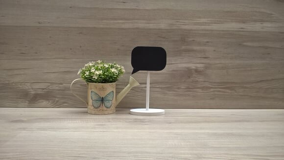 Lousa de Mesa Balão de Fala