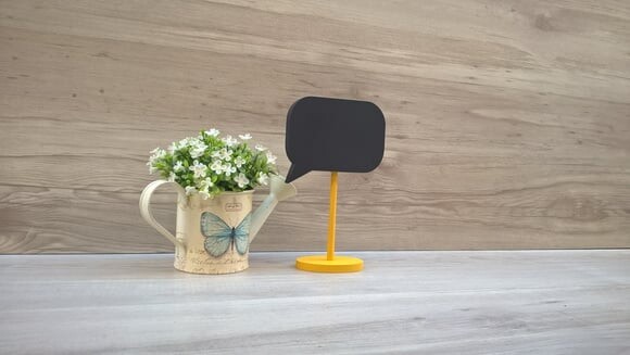 Lousa de Mesa Balão de Fala