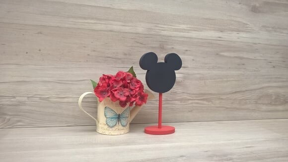 Lousa de mesa Mickey - com base
