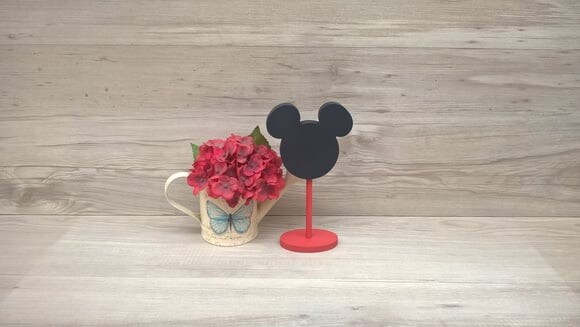 Lousa de mesa Mickey - com base
