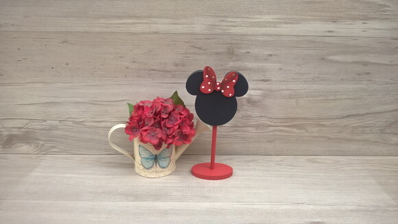 Lousa de mesa Minnie - com base