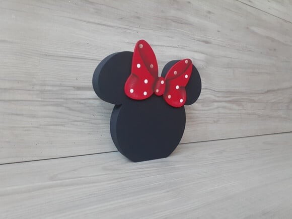 Lousa de mesa Minnie - tamanho P