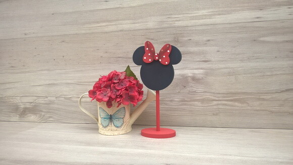 Lousa de mesa Minnie - com base
