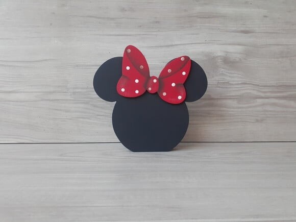 Lousa de mesa Minnie - tamanho P
