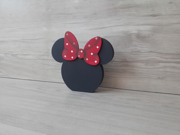Lousa de mesa Minnie - tamanho P