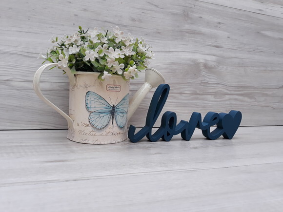 love coração - lettering em mdf