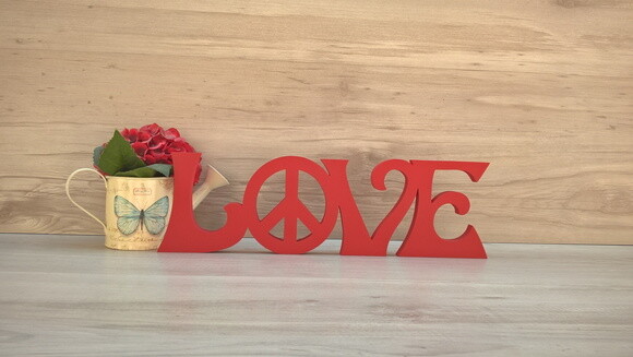 Love horizontal - linha Hippie - 8 cm