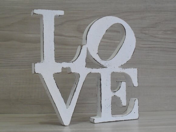 Love NY - 15 cm - Pátina