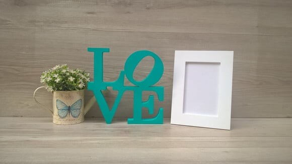 Love Ny - 20 Cm + Porta Retrato Para Foto 10 X 15 Cm