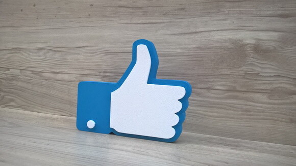 Mídias Sociais - Simbolo Curtir Facebook
