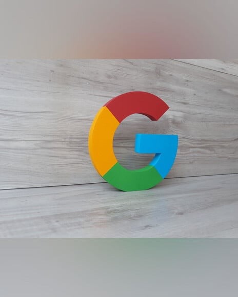 Mídias Sociais - Simbolo Google - mdf - 12 cm