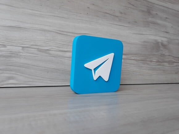 Mídias Sociais - Simbolo Telegram - mdf