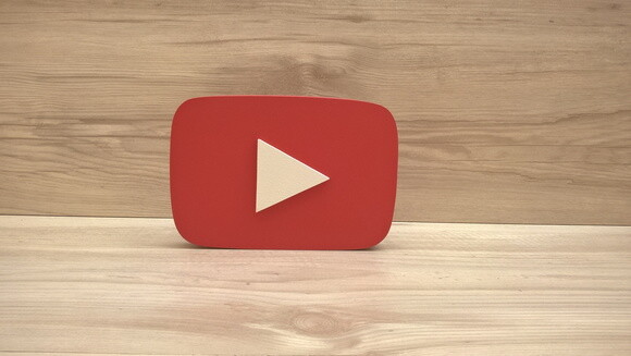 Mídias Sociais - Simbolo YouTube Play - MDF