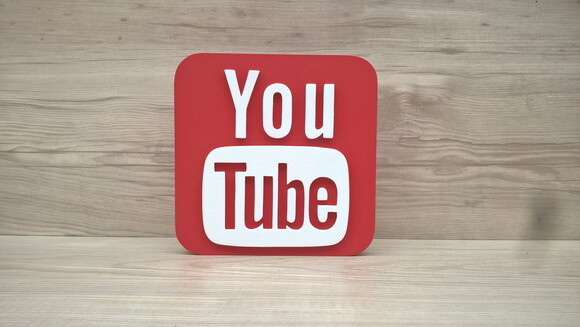 Mídias Sociais - Simbolo YouTube - MDF
