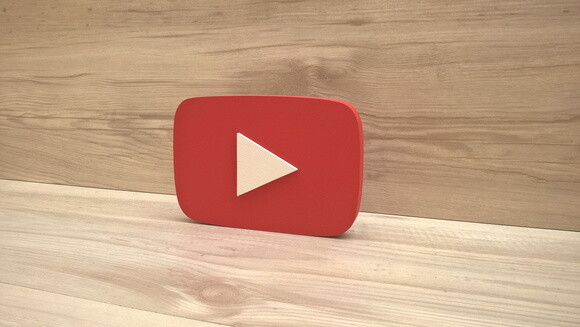 Mídias Sociais - Simbolo YouTube Play - MDF