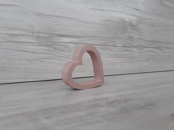 Miniatura Coração Vazado - rose gold