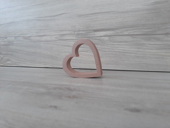 Miniatura Coração Vazado - rose gold