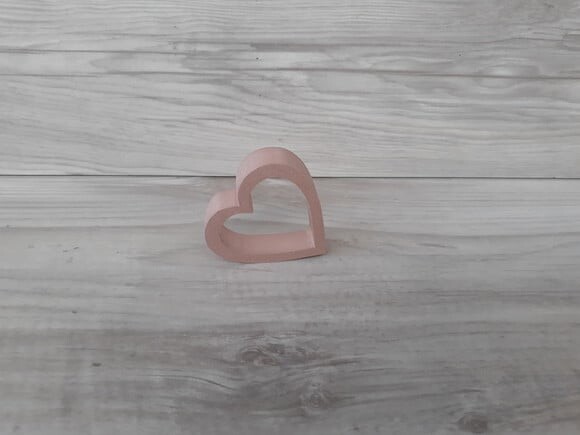 Miniatura Coração Vazado - rose gold
