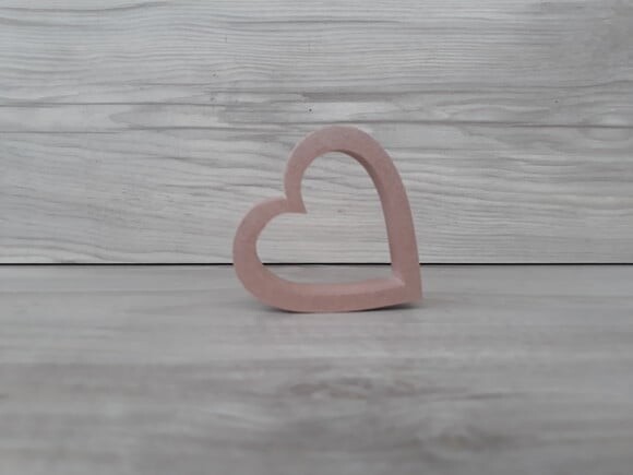 Miniatura Coração Vazado - rose gold