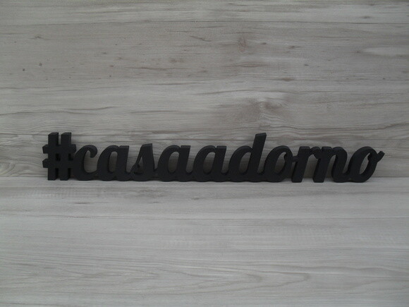 Nome de Mesa em mdf - #casadorno - 8 cm - Linha Lb