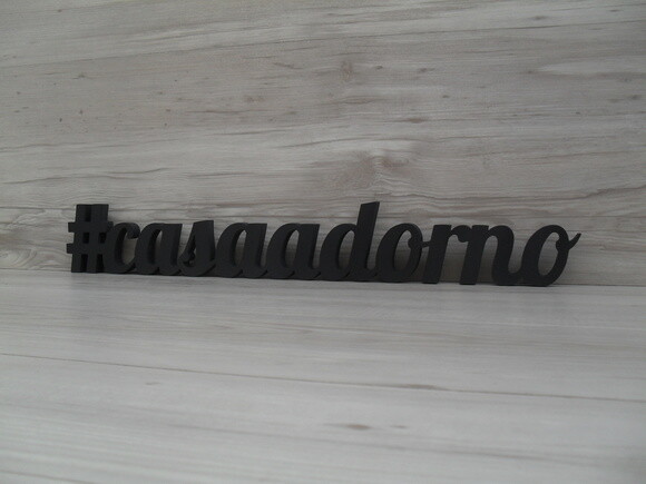 Nome de Mesa em mdf - #casadorno - 8 cm - Linha Lb