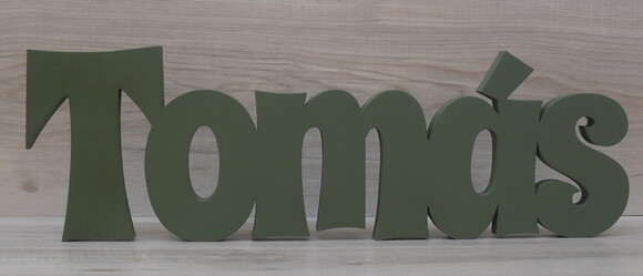 Nome de Mesa em mdf - Linha Sr - Tomás 15 cm