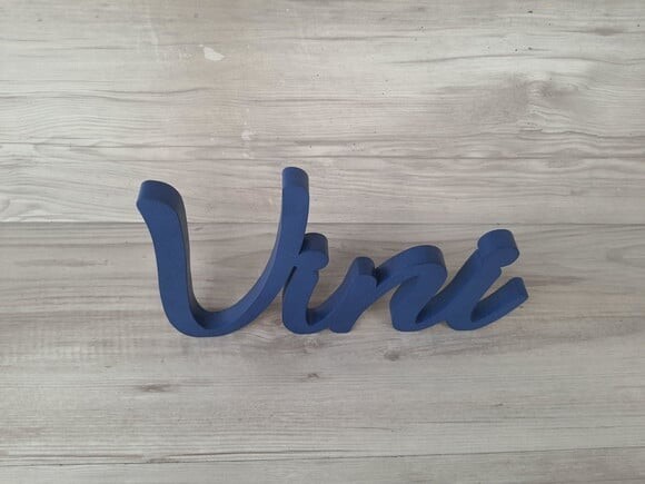 Nome de Mesa mdf - Vini - 15 cm