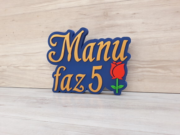 Nome de Mesa Tema A BELA E A FERA - Manu faz 5