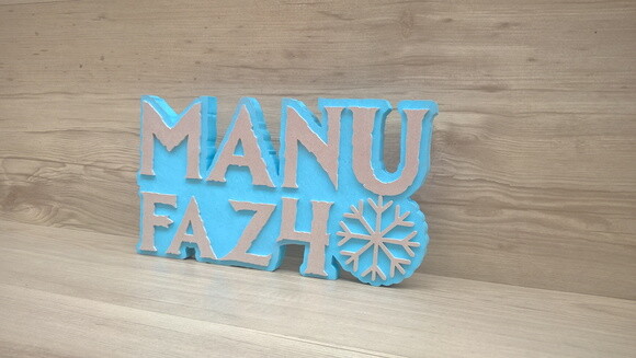 Nome de Mesa Tema Frozen - Manu Faz 4 - 15 cm