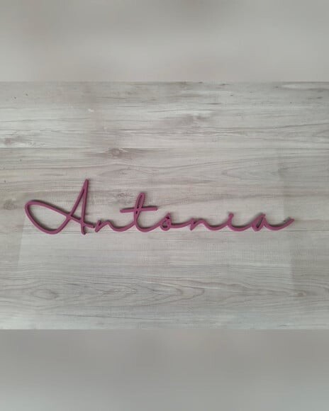 Nome de Parede Personalizado em mdf - Antônia