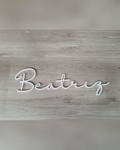 Nome de Parede Personalizado em mdf - Beatriz