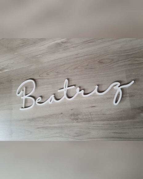 Nome de Parede Personalizado em mdf - Beatriz